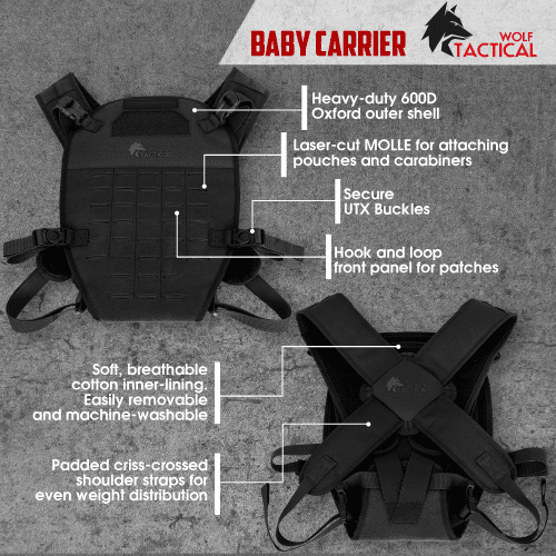 baby carrier black